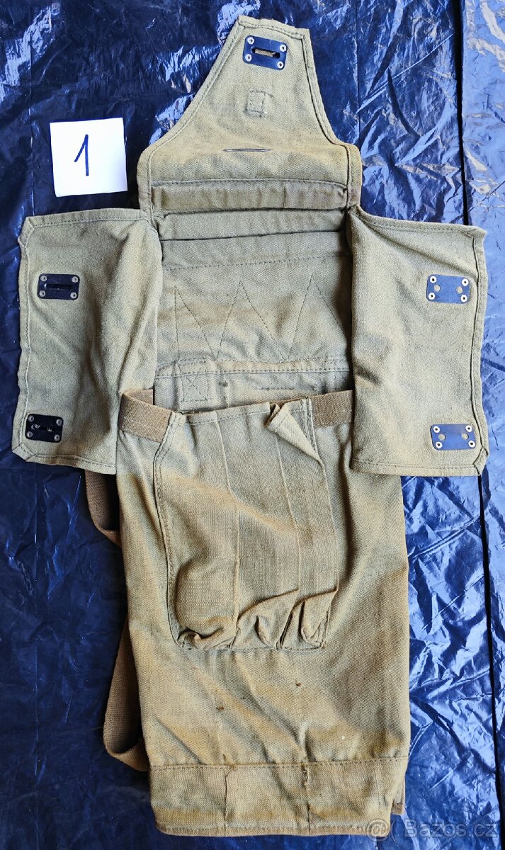 Starý trampský batoh, brašna a chlebník - 2