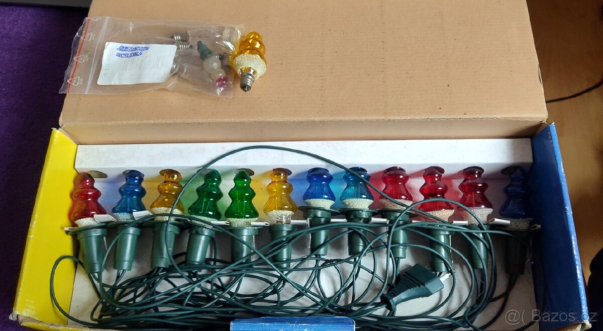 Vánoční osvětlovací souprava - retro - 2