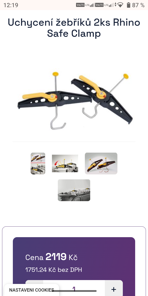 Držák žebříku na zahrádku - 2