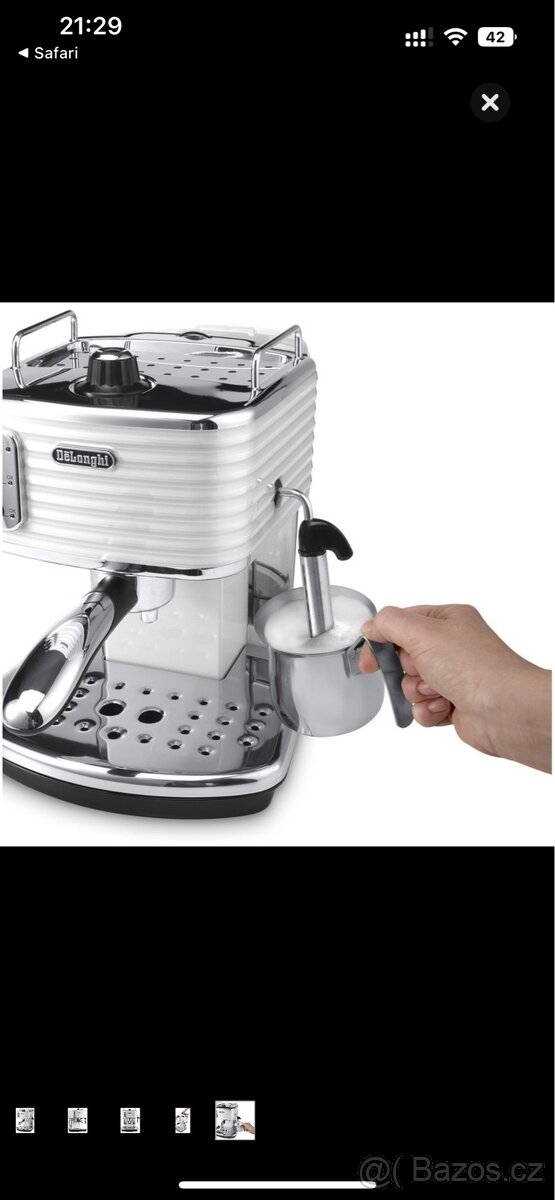 Prodám kávovar DéLonghi ECZ 351 pakovy - 2