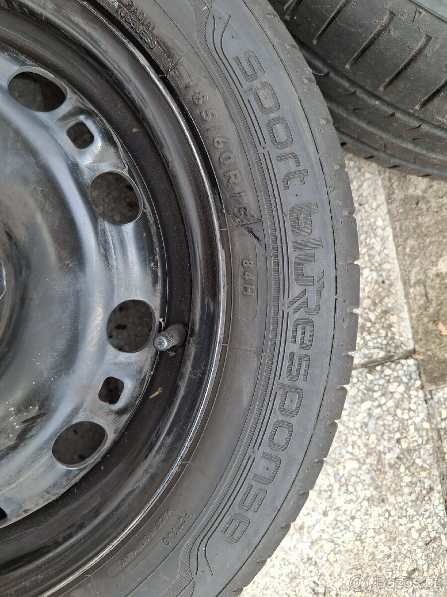 Pneu a disky Fabia 185/60 r15 6Jx15 ET38 - 2