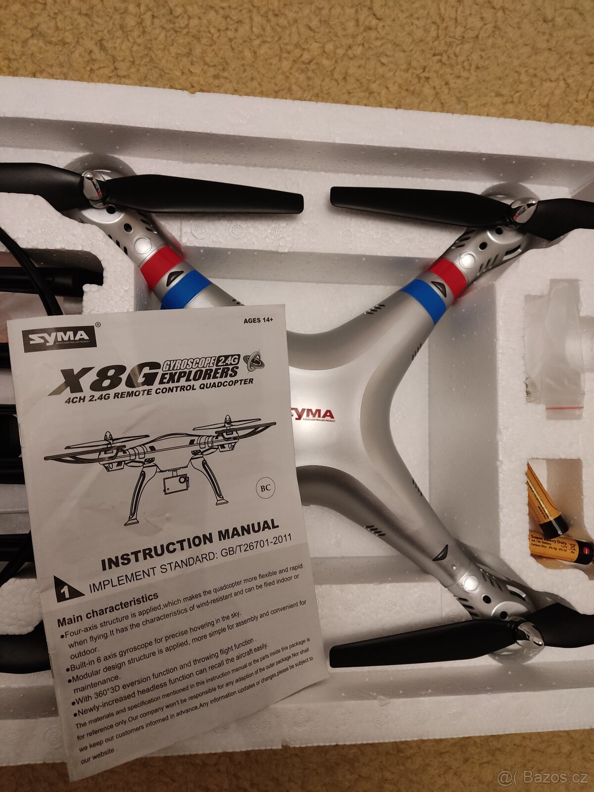 Kvadrokoptéra Syma X8G - 2