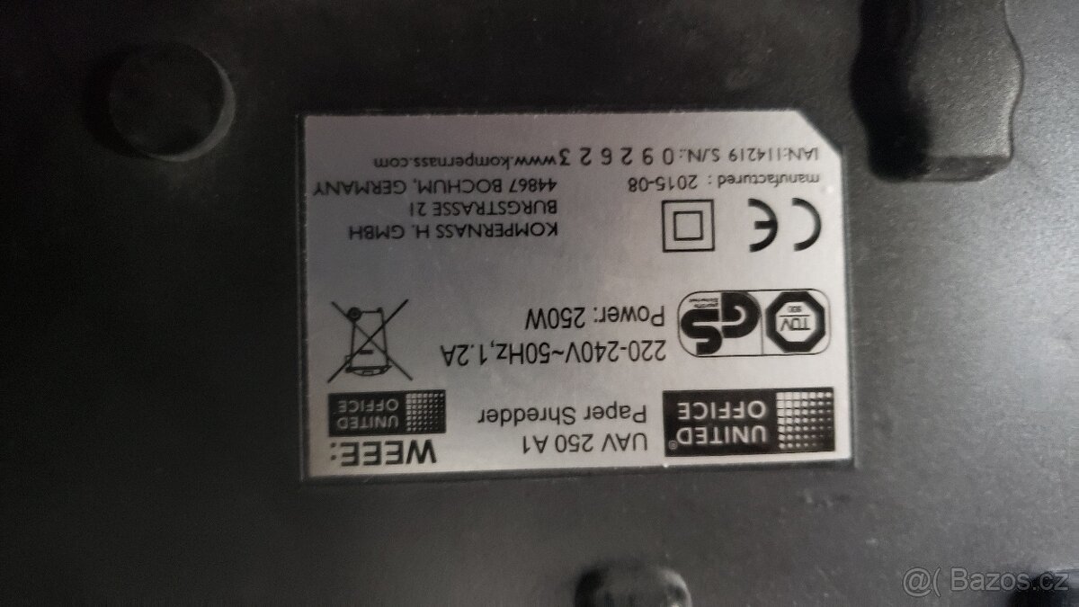 Skartovačka papíru - 2