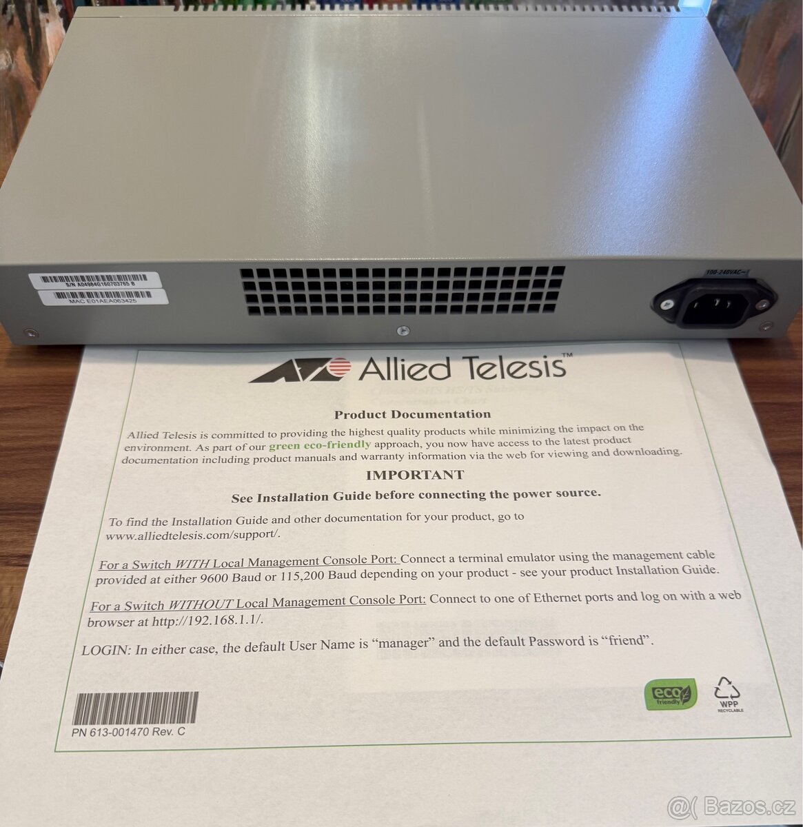 Allied Telesis AT-FS970M/24C-50. - 2