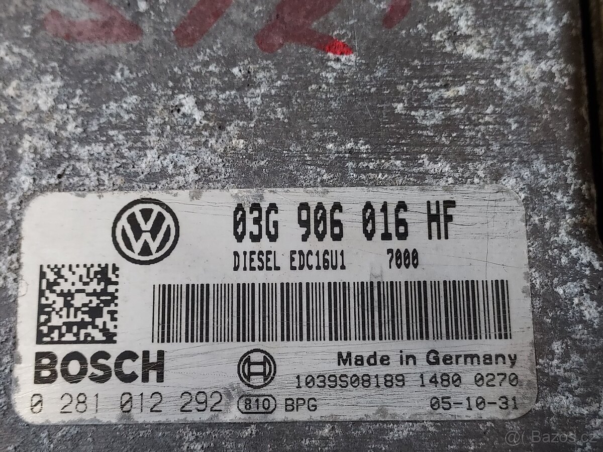 PC motoru 03G 906 016HF - VW - 2
