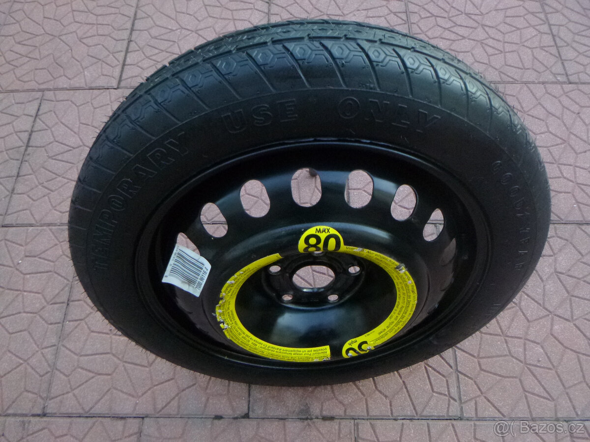 Rezerva dojezdovka originál Audi 5x112 4Jx17 ET35 8E0601027C - 2
