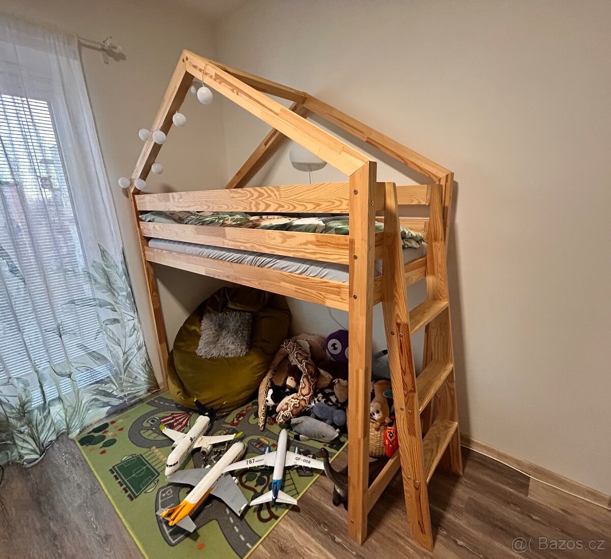 Vyvýšená postel domeček, Elis design - 2