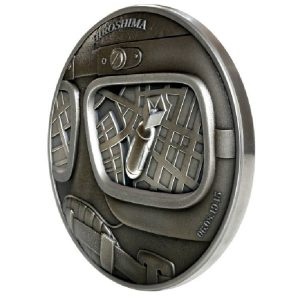 investiční střibrnné mince - Hiroshima - 2