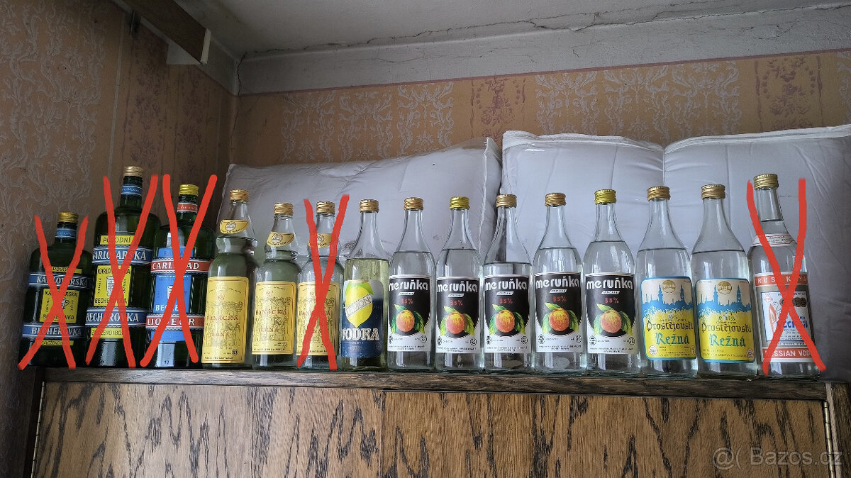 Alkohol - vodka, griotte, myslivec, žitná, režná, gin - 2