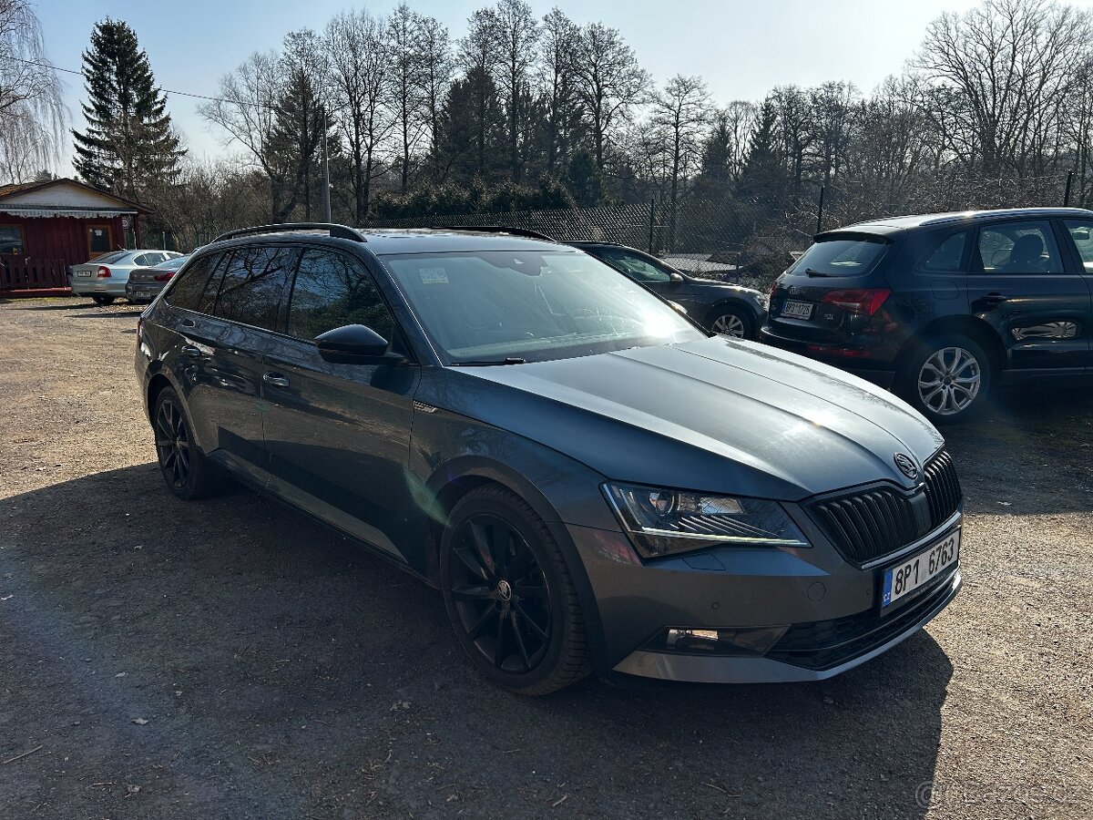 Škoda Superb Sport Line 2,0 TDi 140kW, 4x4 webasto, 2017 - 2