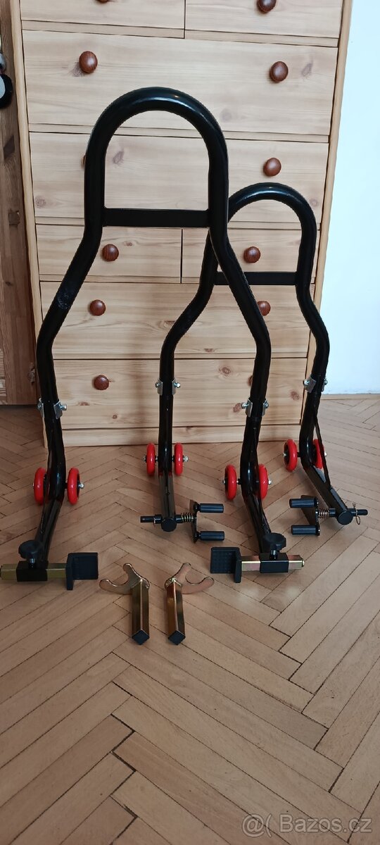 Zvedák,stojan na motorku sada přední+zadní/předání celá ČR - 2