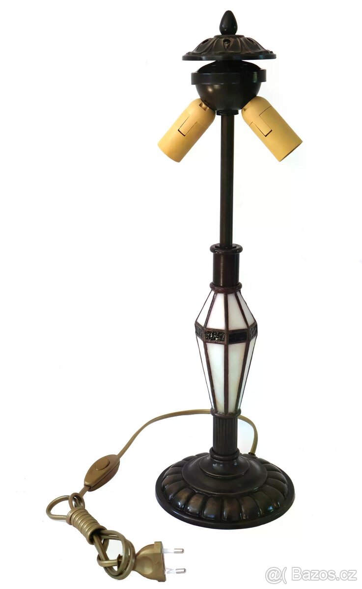 Stolní vitrážová lampa 30x48-2xE14-nová - 2