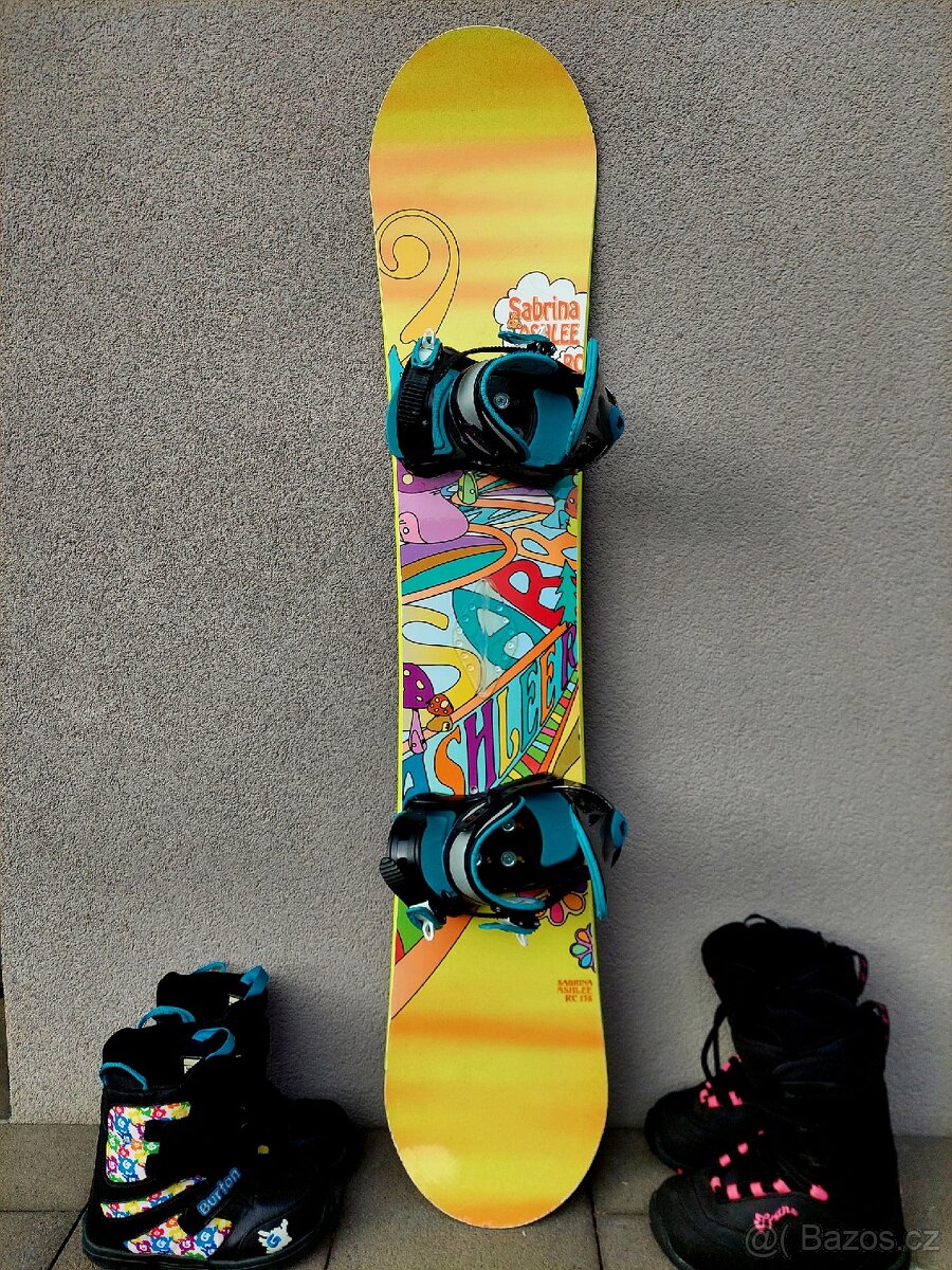 Snowboard SABRINA, 138 cm + boty - 2