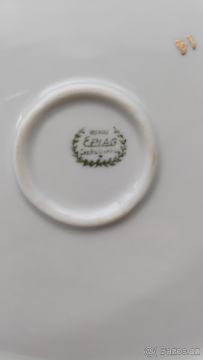 Starožitné hrnky, čajové hrnky, Royal Epiag - 2