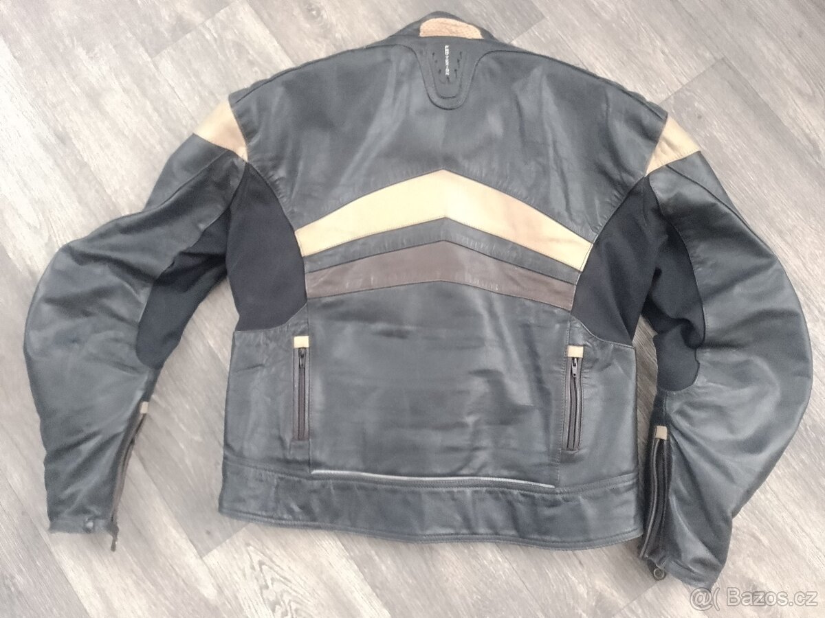 Bunda kožená Lookwell v retro stylu - vel. 56 XXL - 2