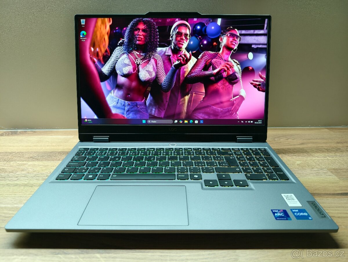 144HZ_HERNÍ LENOVO LOG 15IAX9_i5-12450HX_16GB_ARC 530 4GB - 2