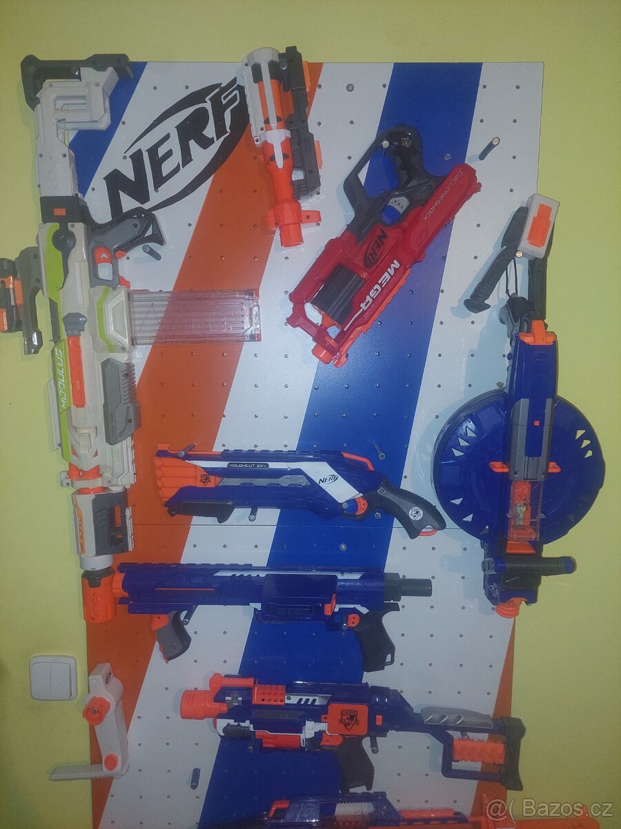 Sbírka pistolí nerf - 2