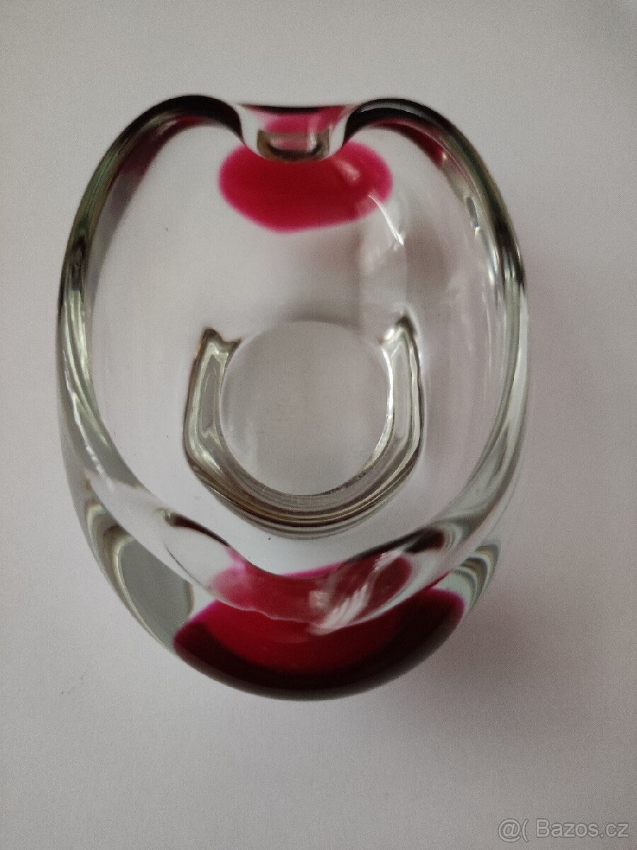 Miska na kaviár a popelník z hutního skla - 2