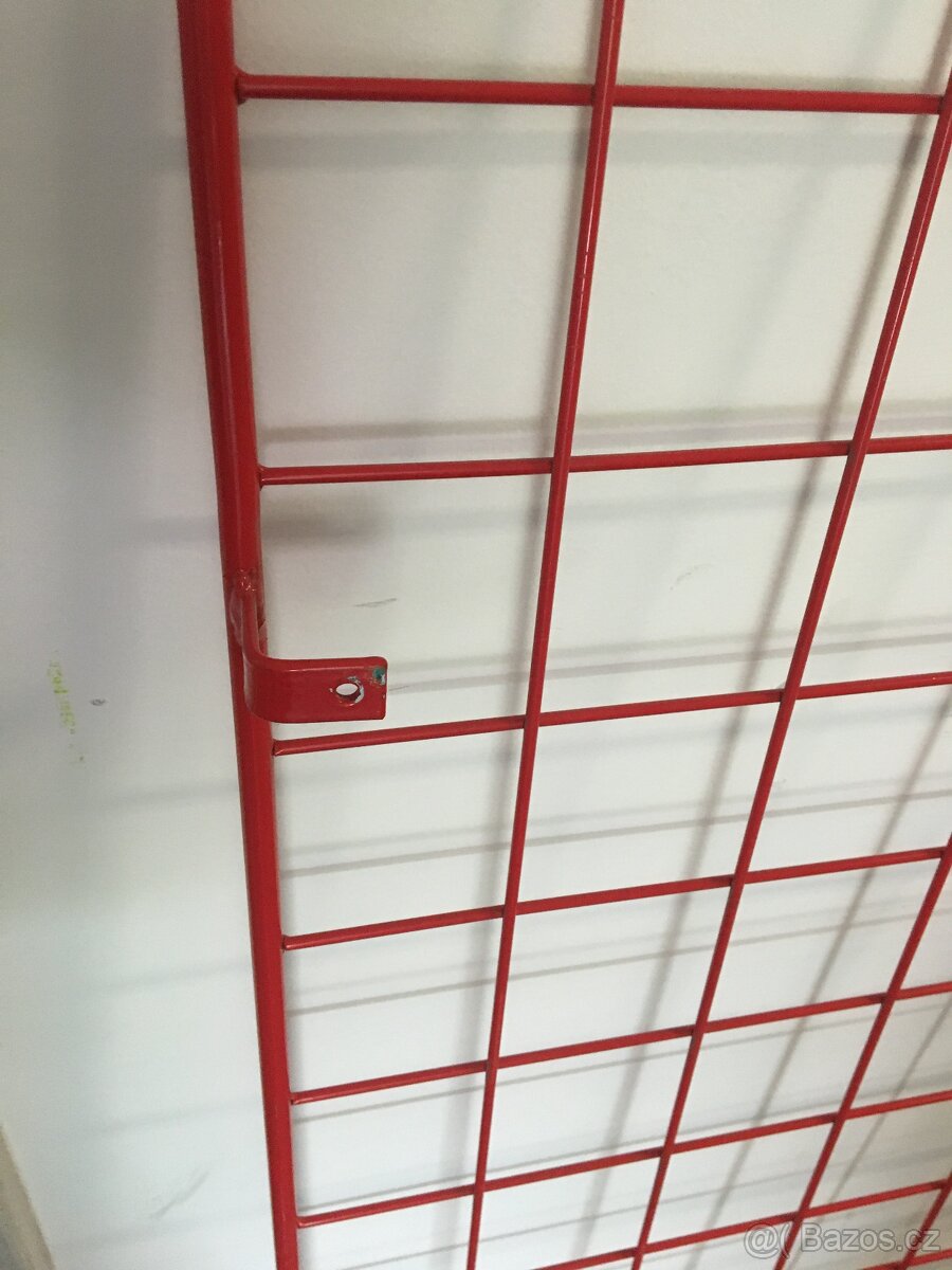 Červené mříže - 3ks - 2