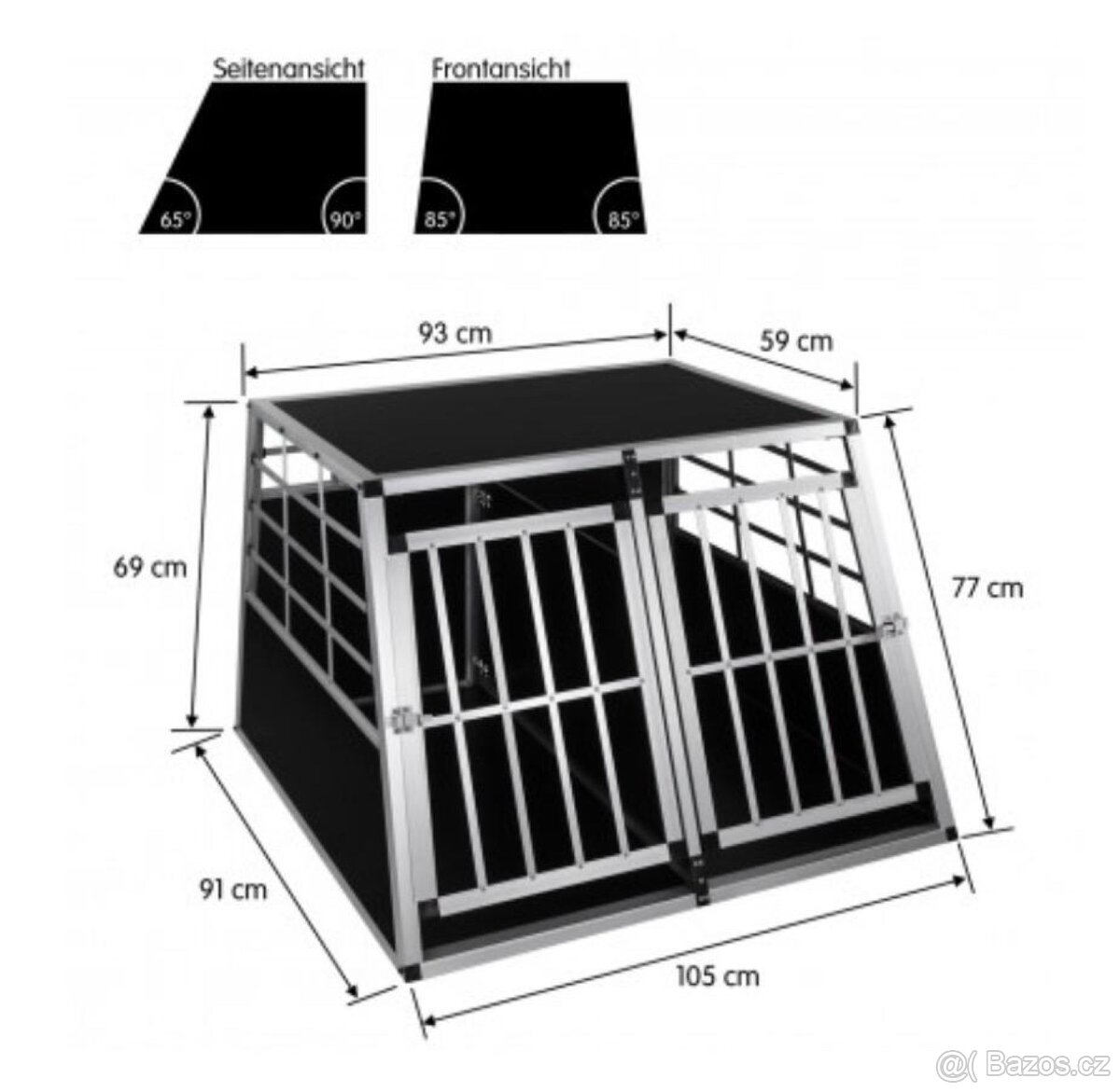 Přepravní box pro psy do auta - 2