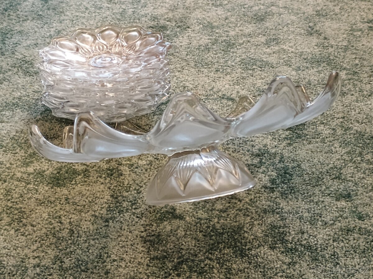 Tác na dort+6 talířků - 2