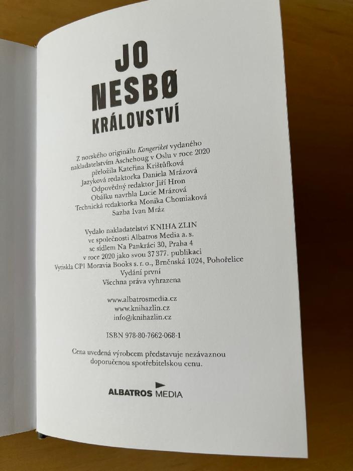 Jo Nesbø,: "Království" - 2