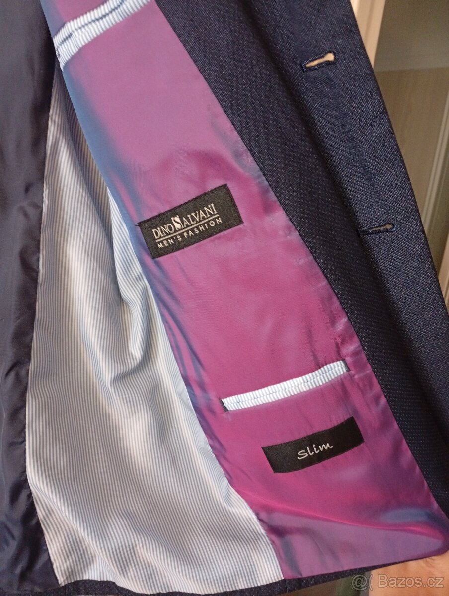 Pánský oblek Slim vel.XL - 2