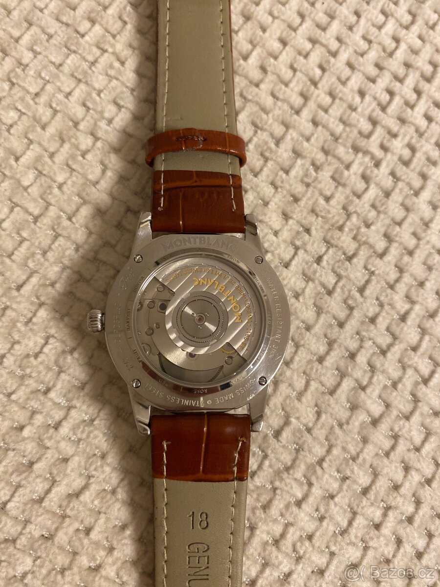 Montblanc Automatic Moonphase – diamantové indexy - 2