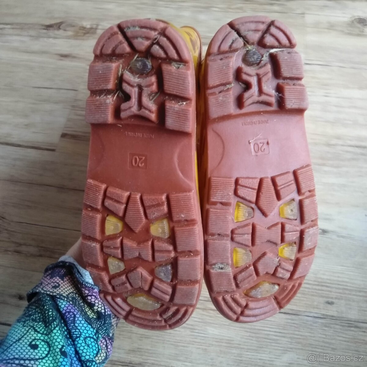 Holínky 32,38 a nepromokavé kalhoty, vel. 128 - 2