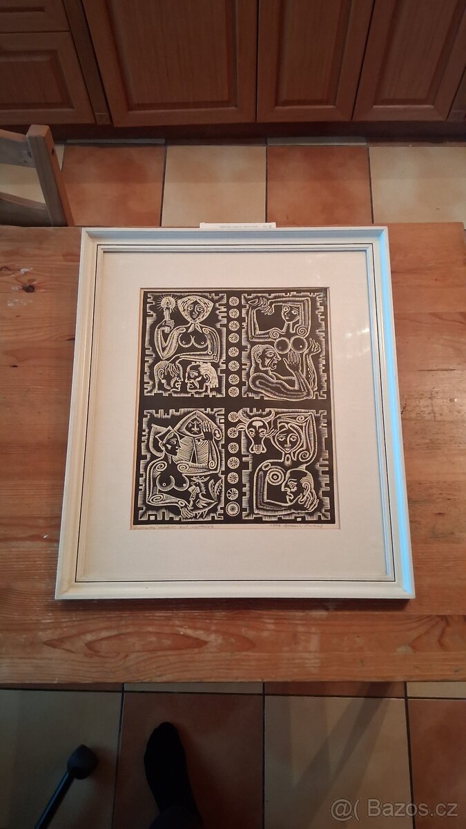 Bohumír Prihel - Drevoryt - 2