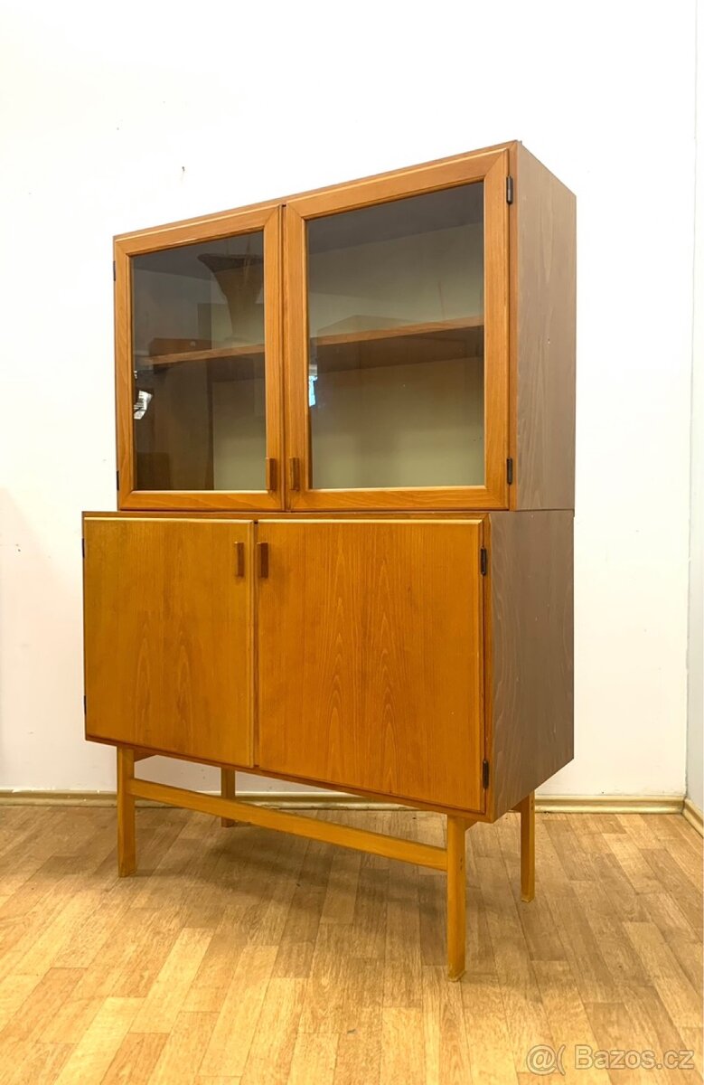 Retro komoda knihovna Dřevotvar - 2