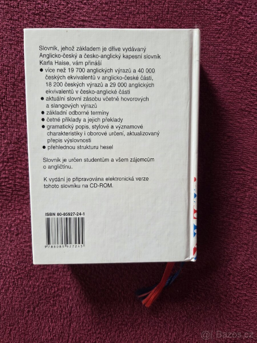 Slovník angličtina čeština - 2
