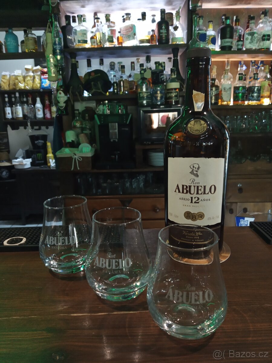 RUM ABUELO - orig.SKLENIČKY - 2