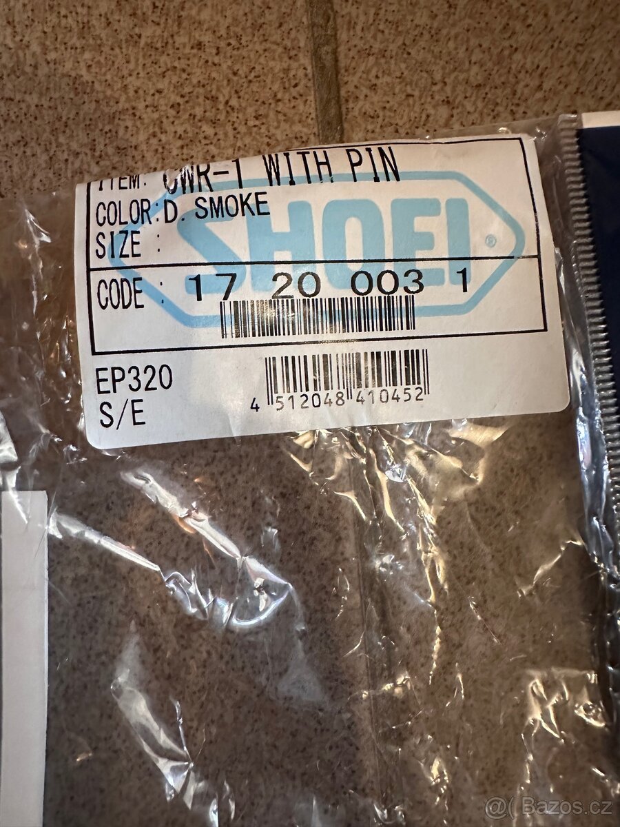 Tmavé plexi s pinlockem Shoei CWR-1 - 2