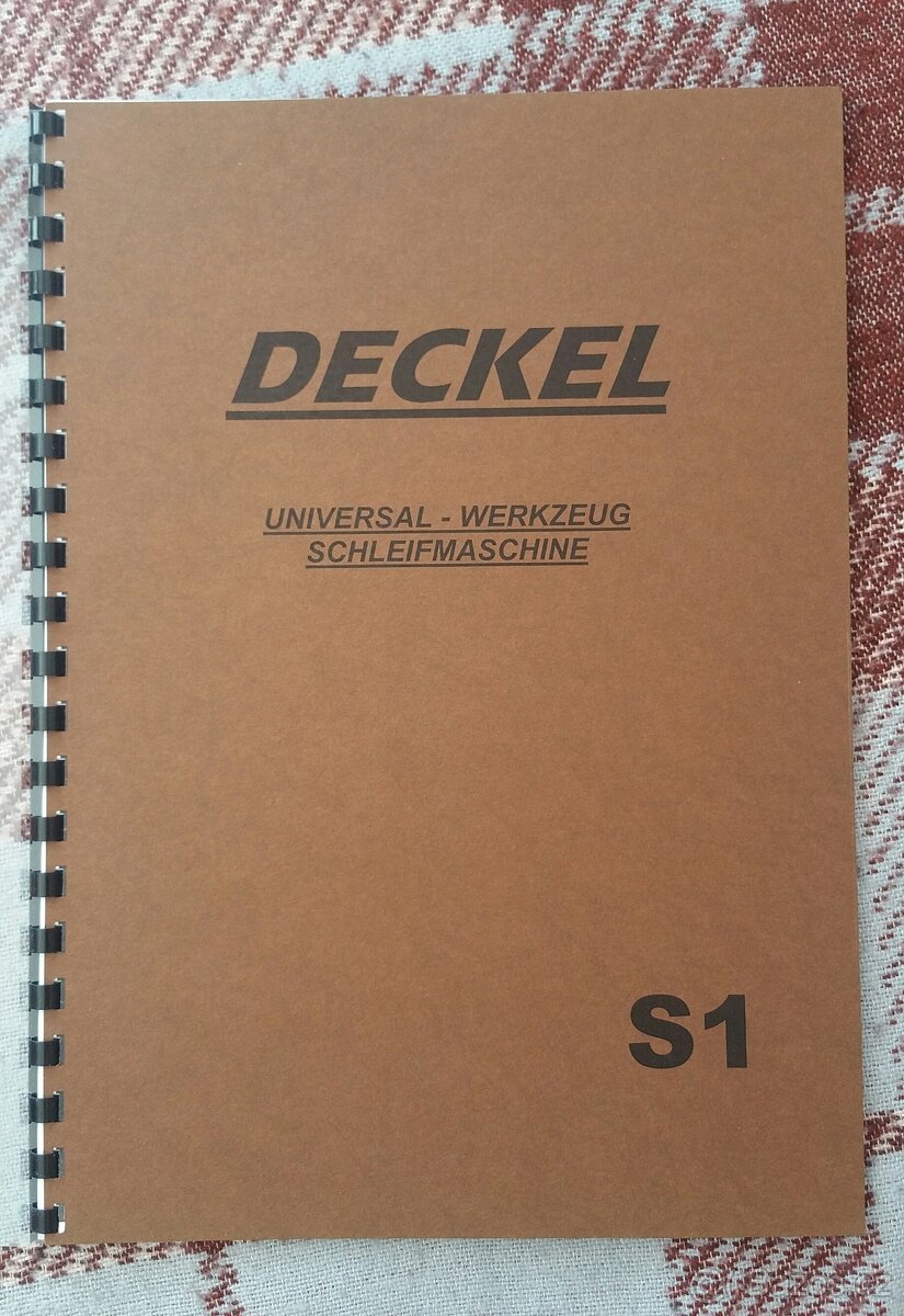 Návody strojů DECKEL - 2