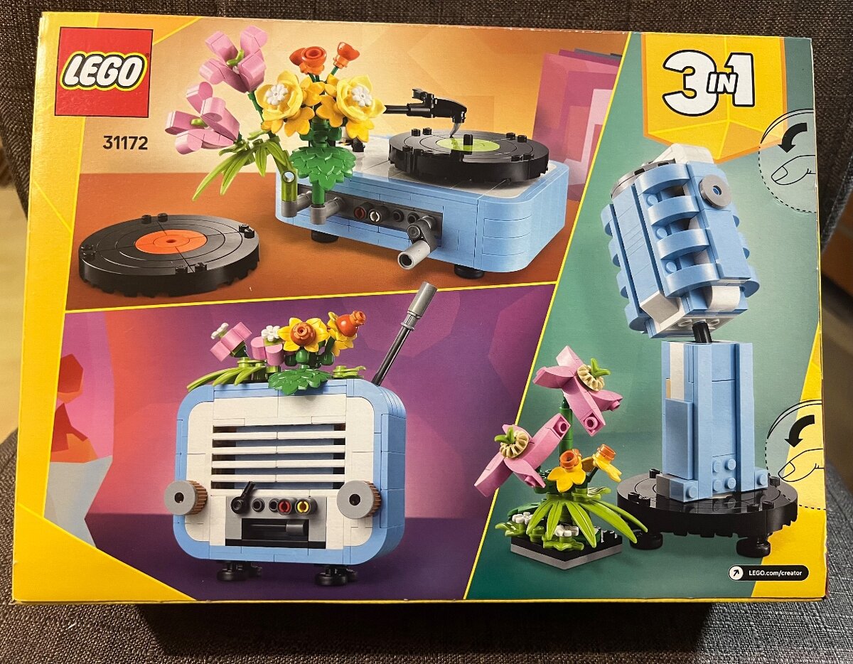 Lego Creator 31172 - Gramofon s květinami - 2