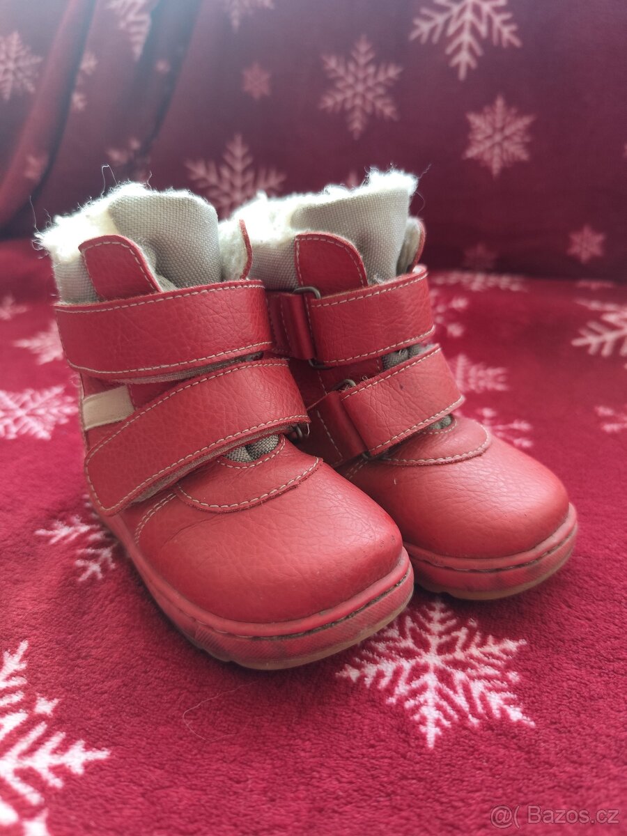 Holčičí zimní boty PEGRES vel. 23 stélka 145mm - 2