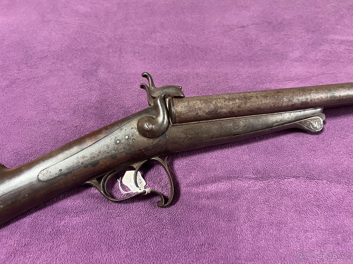 Historická Brokovnice Lefoš / Lefaucheux - Cal. 16 - 2