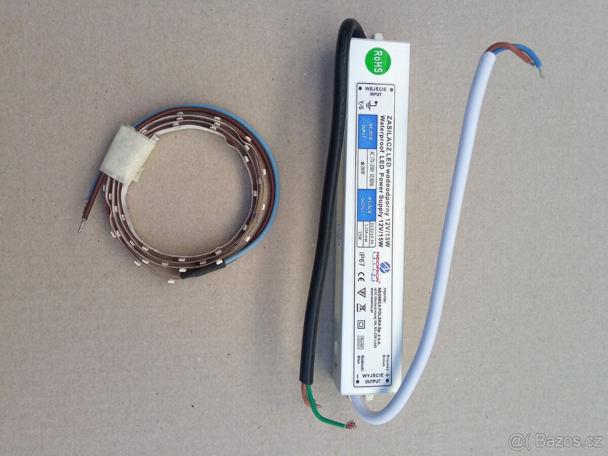 Osvětlení LED s trafem i do venkov. prostor - doprava ZDARMA - 2