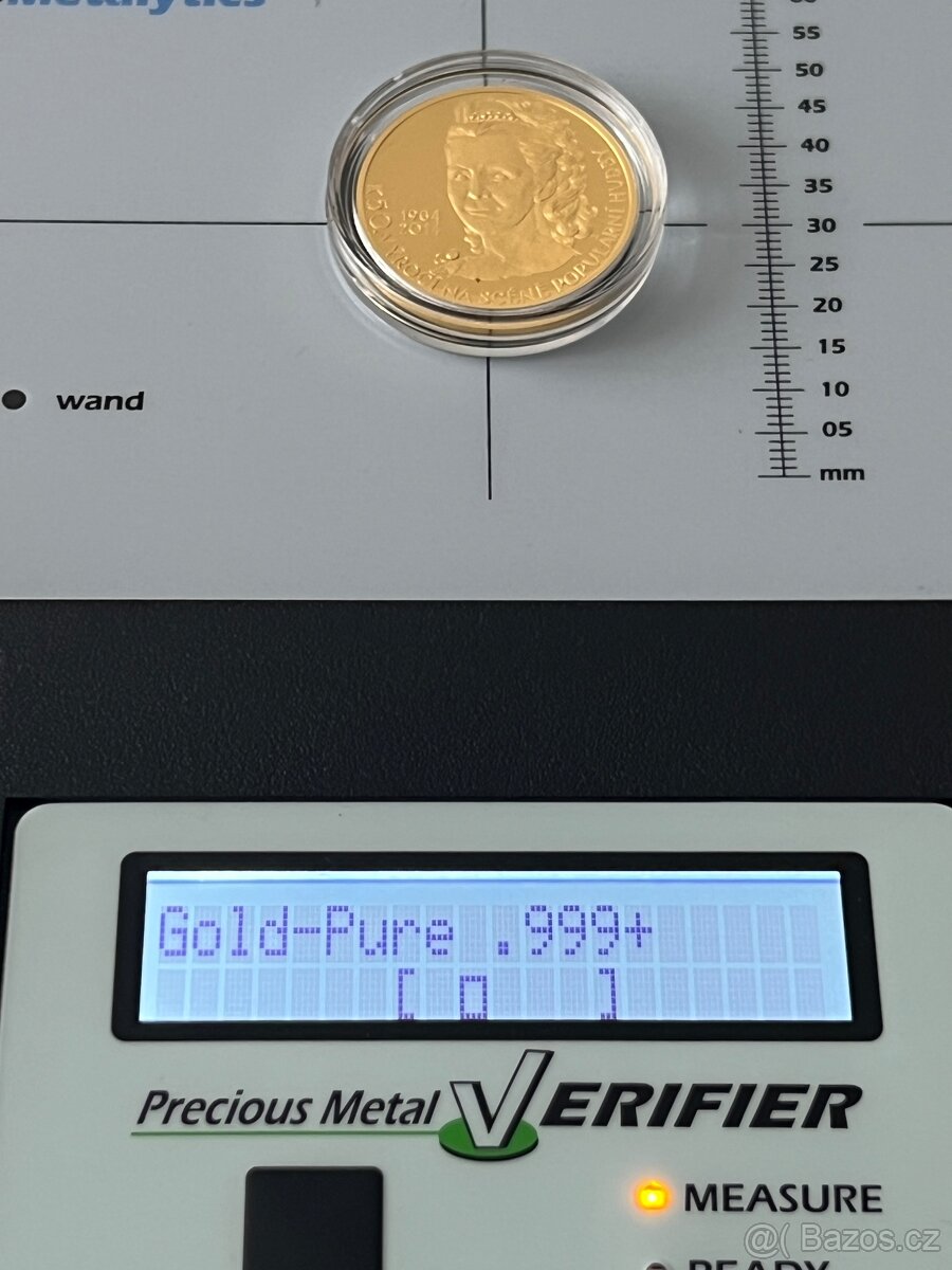 Zlato / zlatá mince zpěvačka Helena Vondráčková - 2