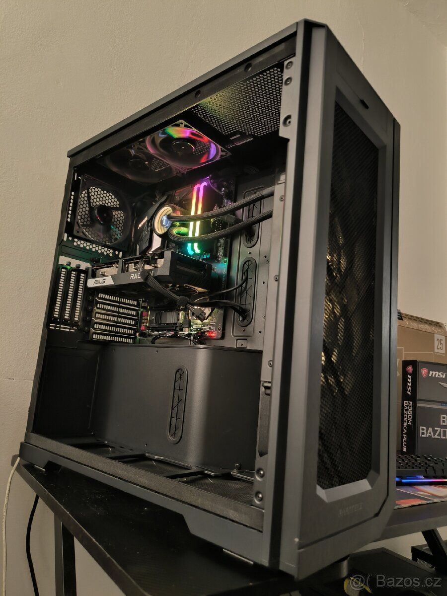 HERNÍ PC RYZEN 5 5600X RX 6600XT 8GB VODNÍ CHLAZENÍ - 2