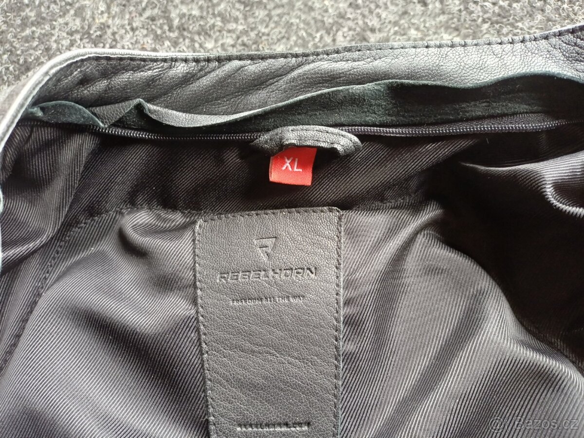 Perforovaná kožená bunda Rebelhorn - 2