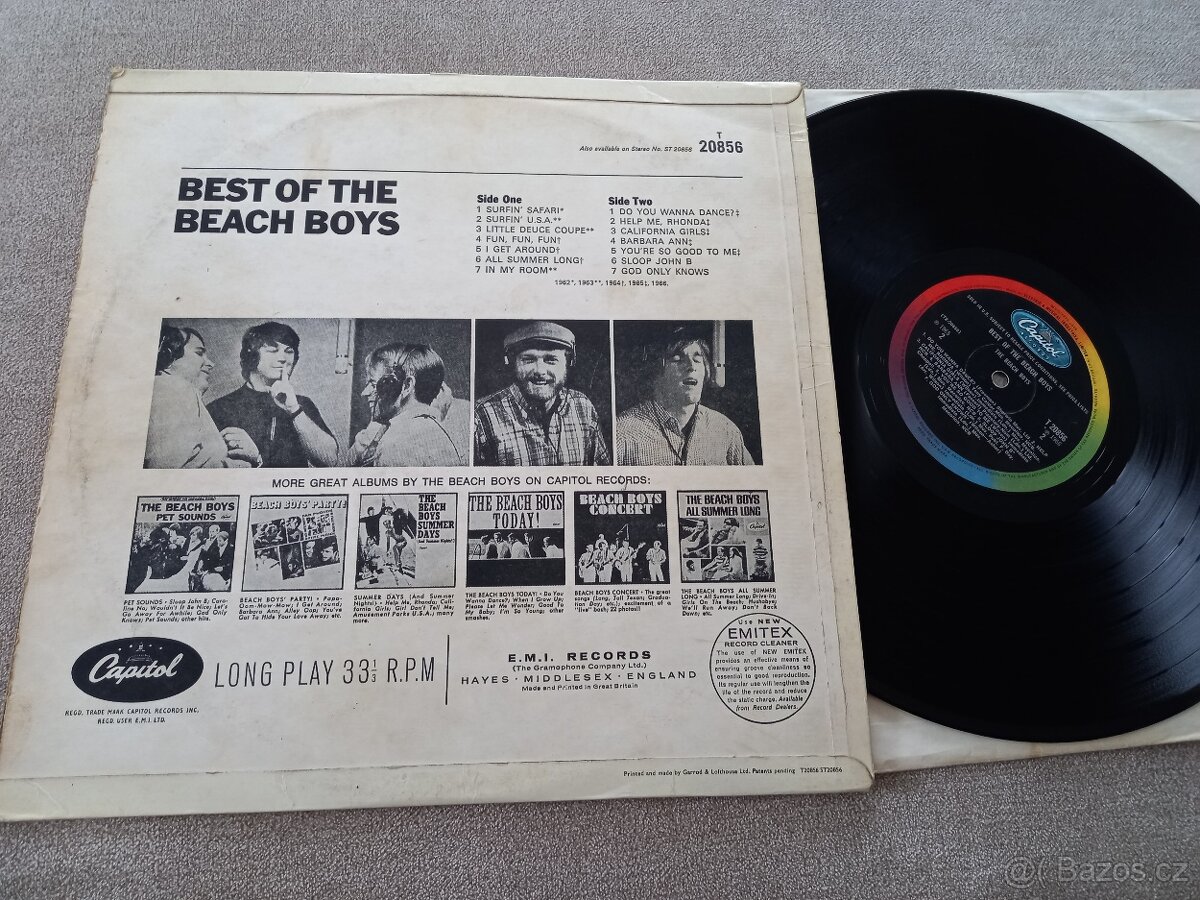 BEACH BOYS „ Best of „ /Capitol 1966/ orig MONO God Only K - 2