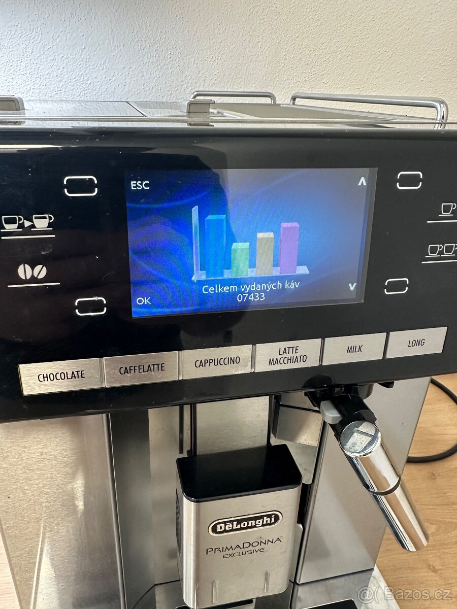 Delonghi Primadona Excluzive původní cena 39.000,- - 2