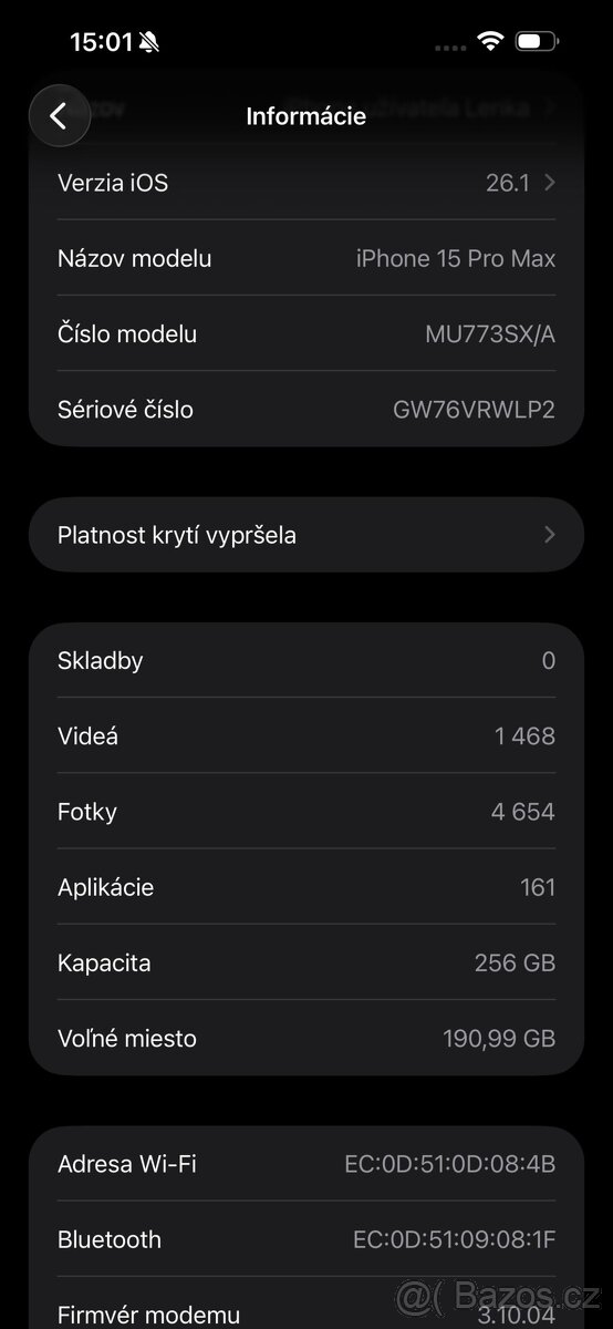 iPhone 15 Pro Max + originální Apple MagSafe kryt - 2