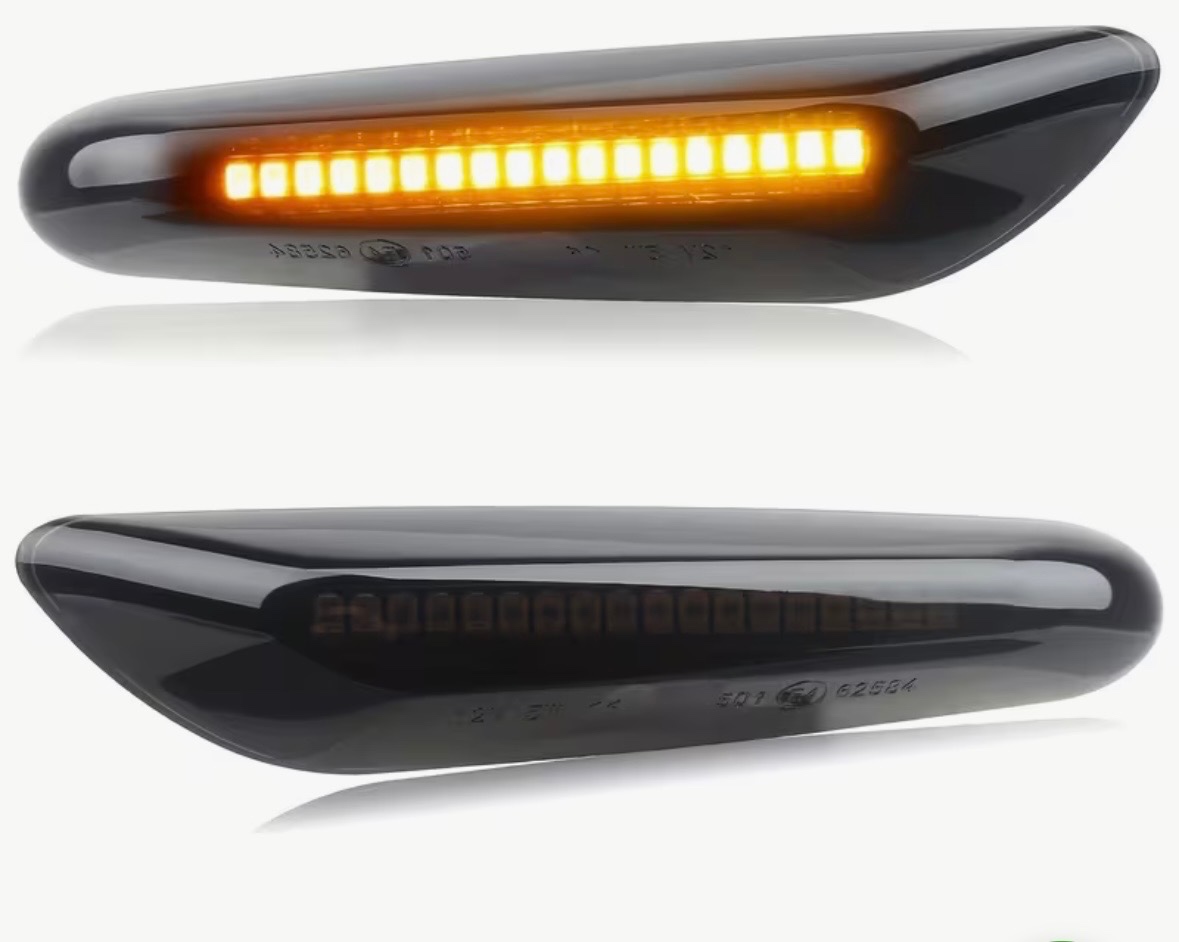 Dynamické LED boční blinkry BMW – kouřové - 2