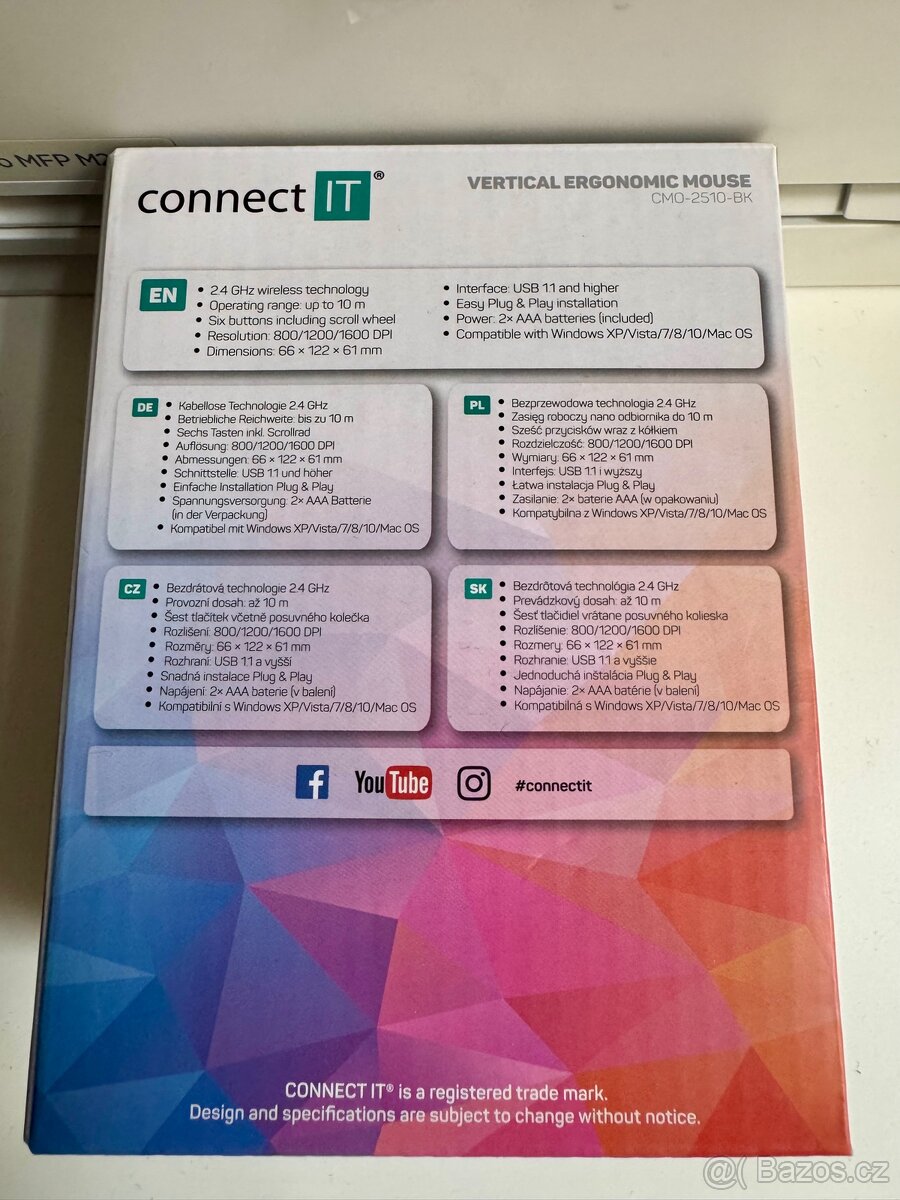 Myš Connect IT CMO-2510-BK TOP - 2