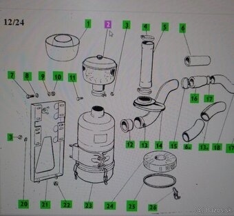 Predčistič vzduchu na Zetor - 2