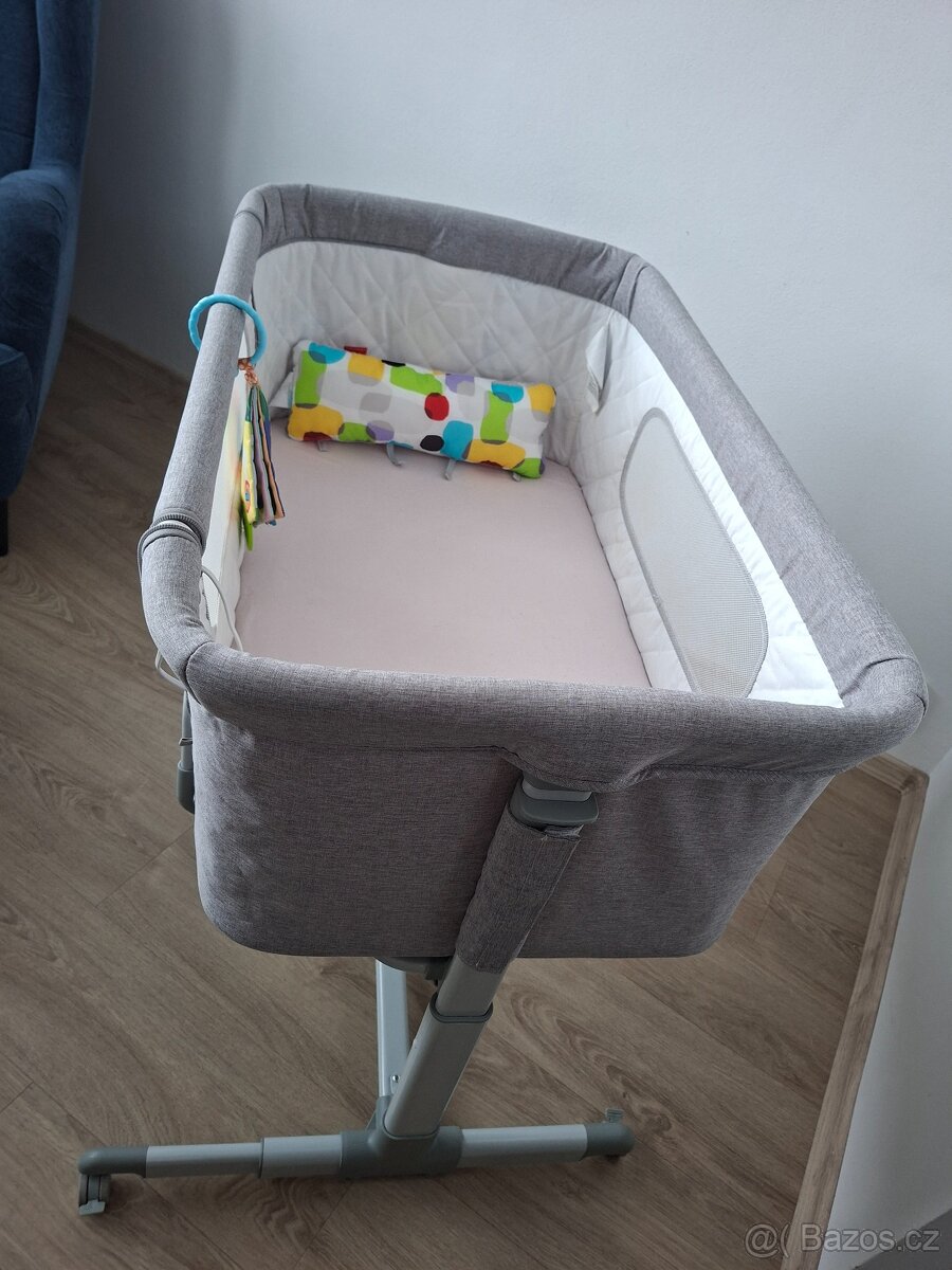 FEEDO Postýlka dětská polohovatelná 2v1 (větší) - 2