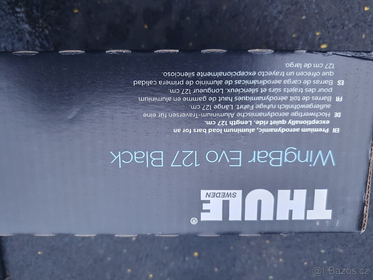 Thule WingBar Evo 127cm Black - 2